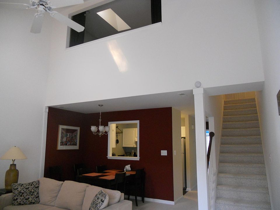 Very high ceilings and wonderful natural light in large living area