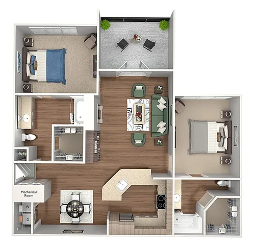 Floor plan B3