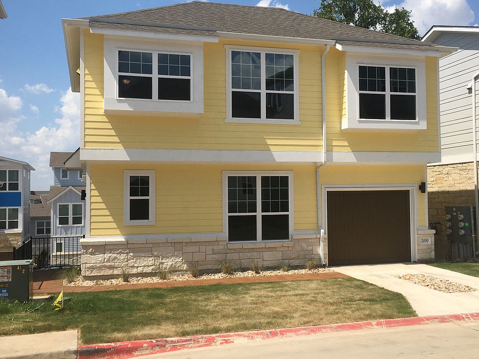 Front view with attached Garage