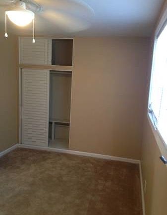 bedroom with closet
