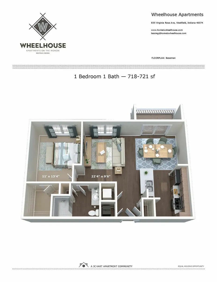 Floor plan Baseman 1.1