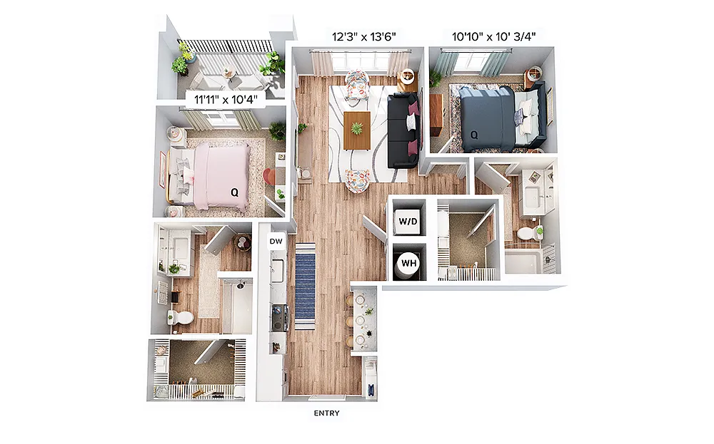 Floor plan B3