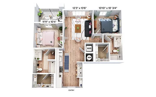 Floor plan B3