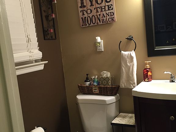 Half bathroom on first floor