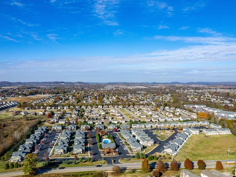 Aerial view of the community
