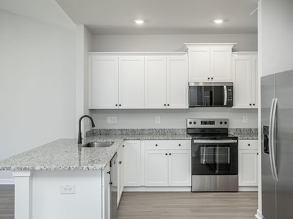 Stainless steel kitchen appliances