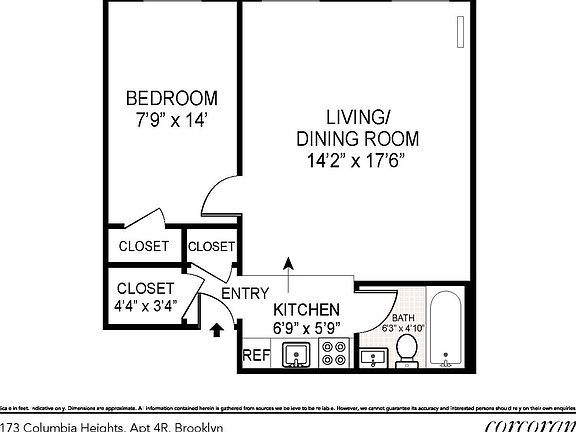 2nd image of 173 Columbia Hts APT 4R