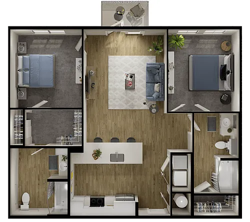 Floor plan B2A