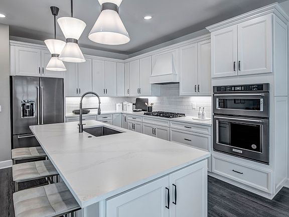 Designer Kitchen with Oversized Island