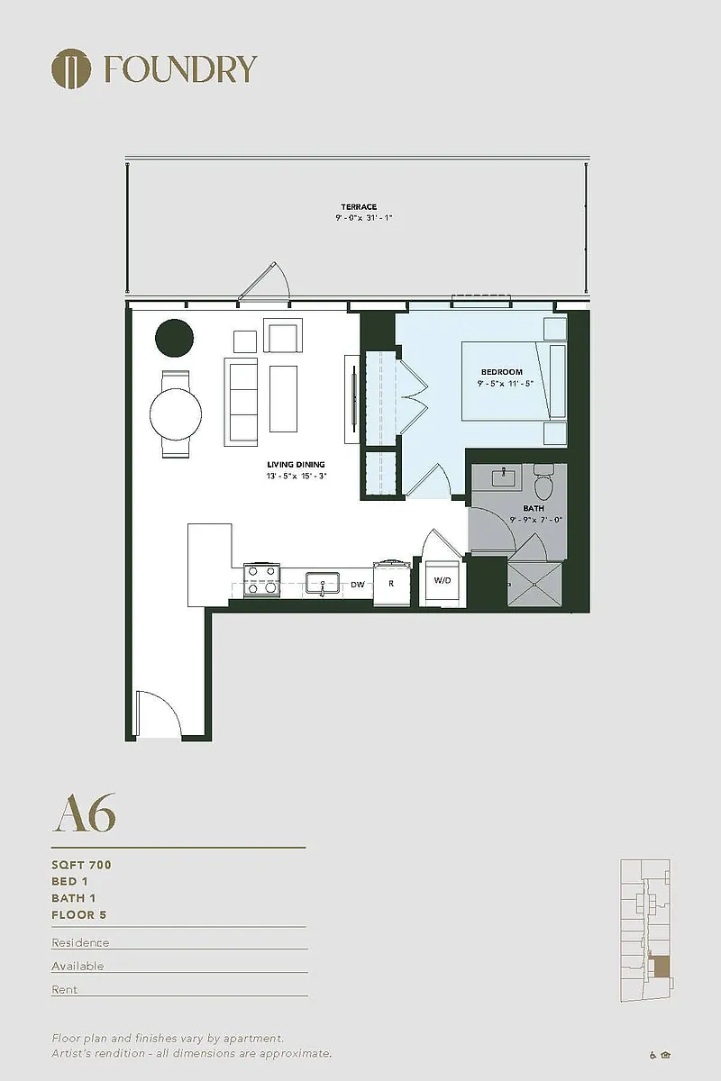 Floor plan A6t