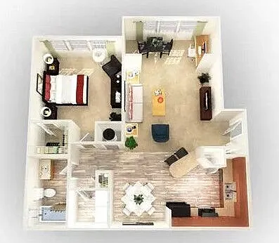 Floor plan Cascade Hill Renovated
