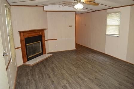 Living Room has fireplace w/ Gas Logs