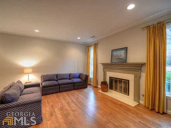 Cozy, working fireplace, and large enough to entertain.