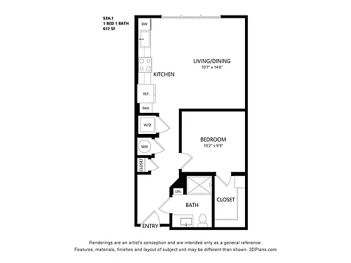 Floor plan AU1.1