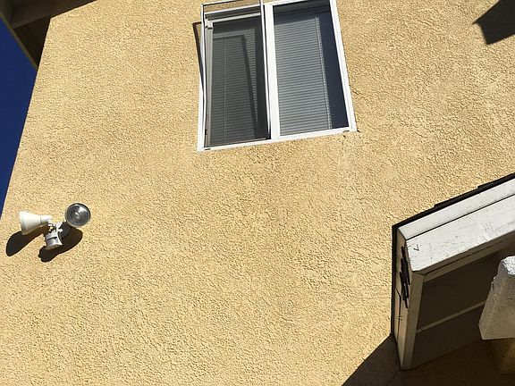 Front of two story house