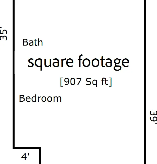 907 Sq Ft