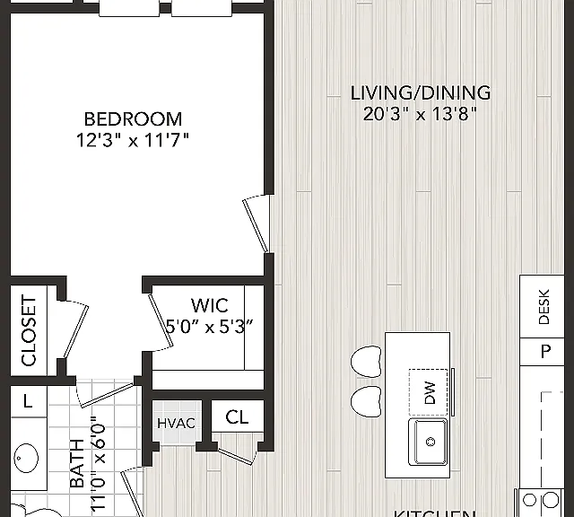 1 Bedroom, 1 Bath 1 Bedroom, 1 Bath