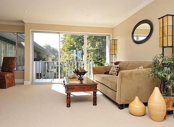 Living room looking towards the Central Park