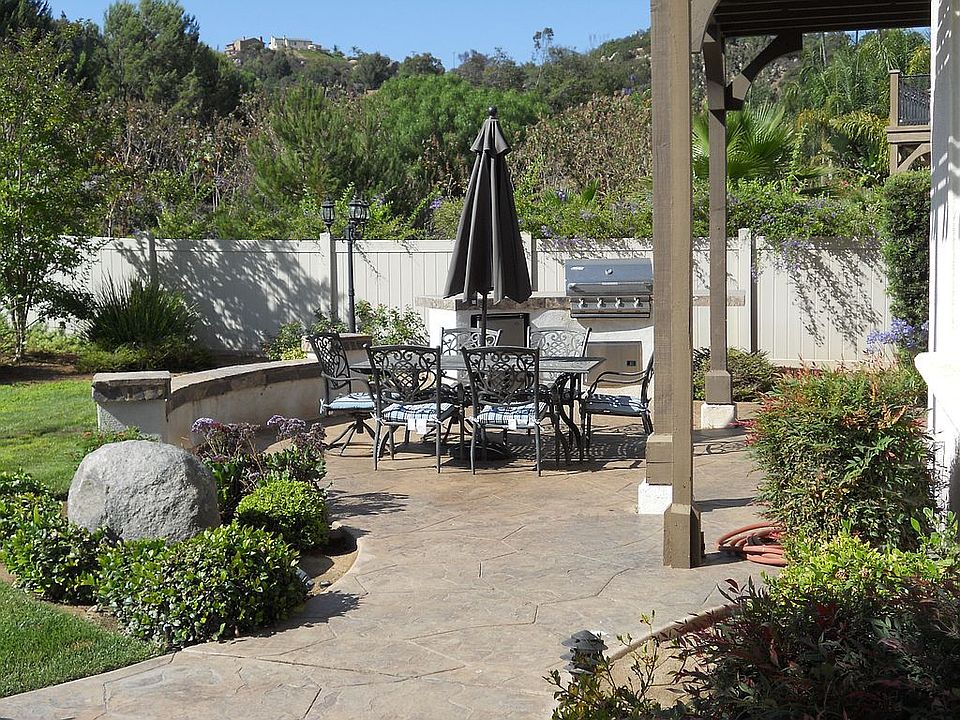 backyard view of barbecue