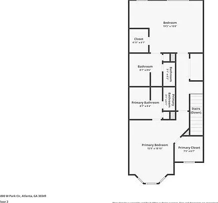 2 bed, 2.5 bath, 1488 sqft, $1,745 — Photo 3