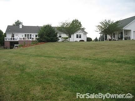 View of house and garage from the back
