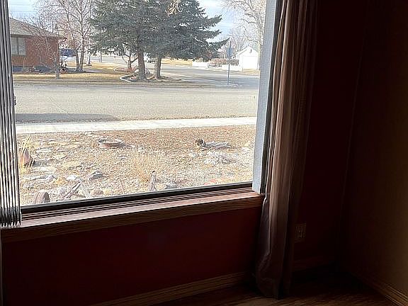 Living room window view