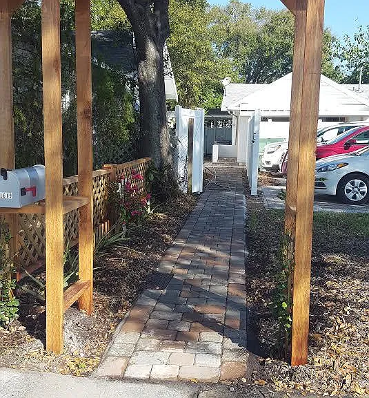 Front walk