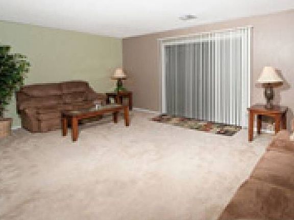 Spacious living rooms