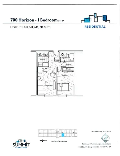 Floor plan 611
