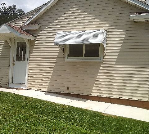 Side entrance new sidewalk