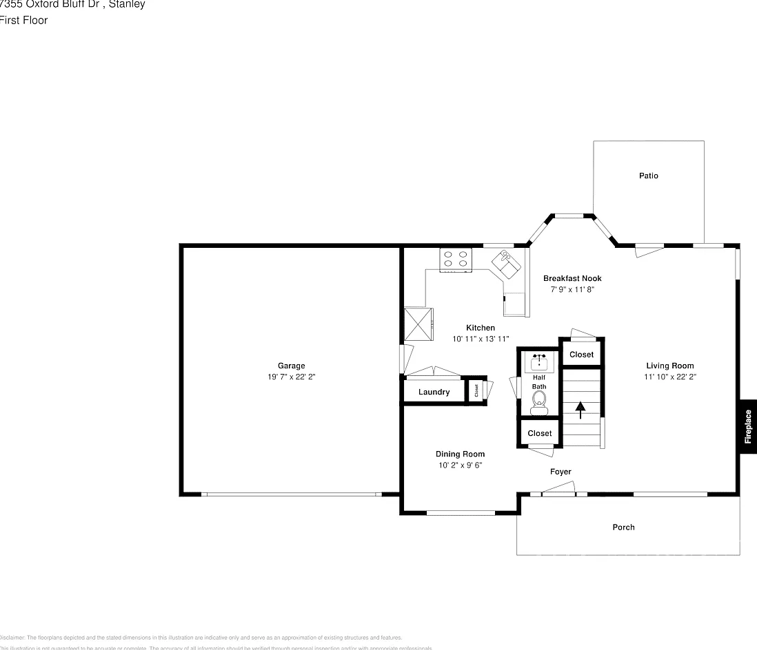 7355 Oxford Bluff Dr Stanley, NC 28164 — Photo 2
