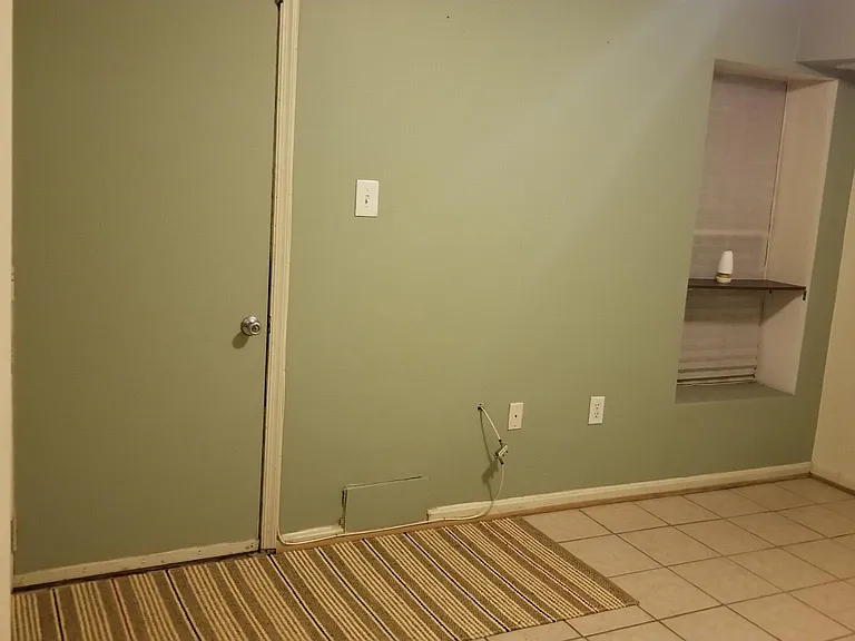 Bedroom rear door