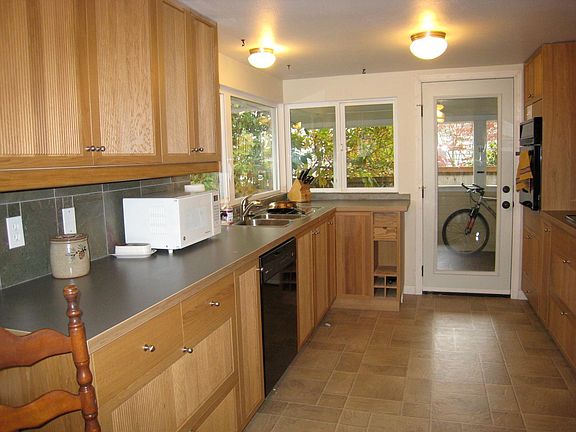 Kitchen Looking at Front Door & Porch
