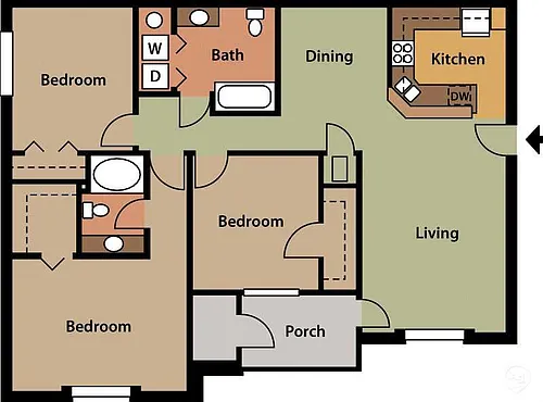 Floor plan The Retreat