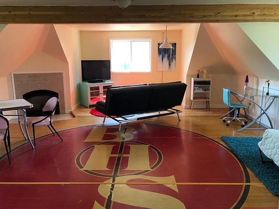 The old Bellingham High School floor