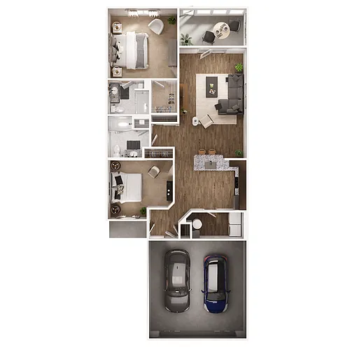 Floor plan Isleworth 3 Screened Porch