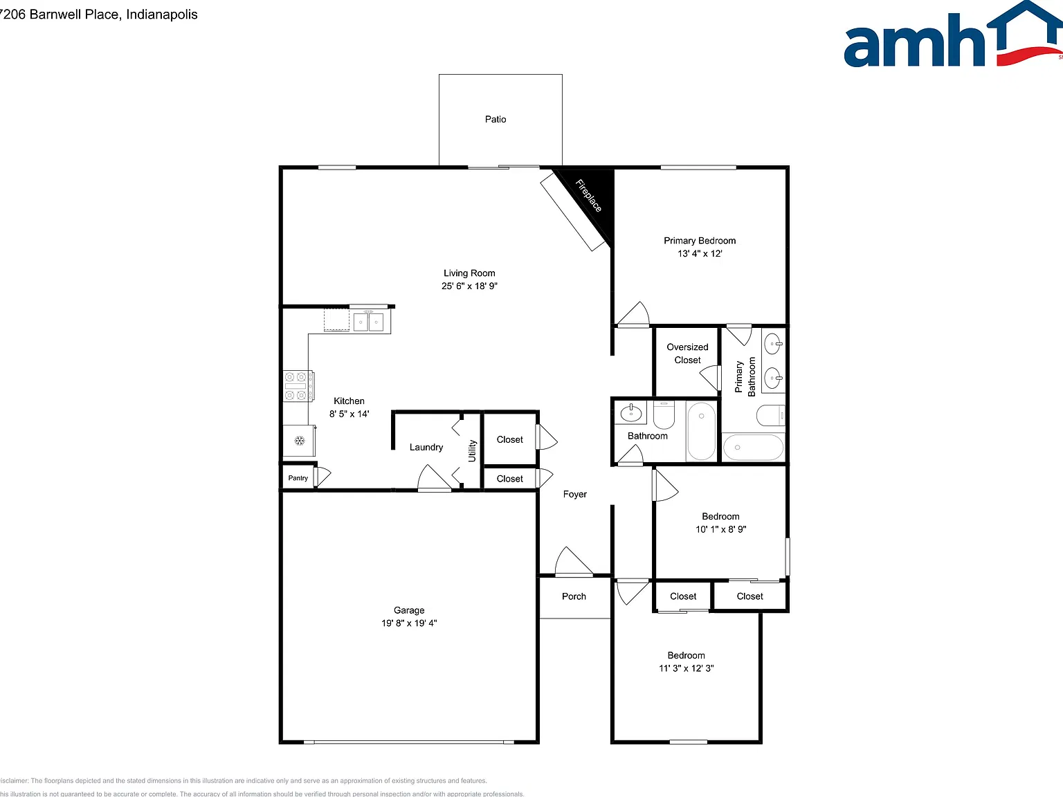 3 bed, 2.0 bath, 1444 sqft, $1,790 — Photo 2