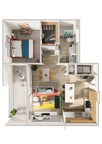 Floor plan A-A4