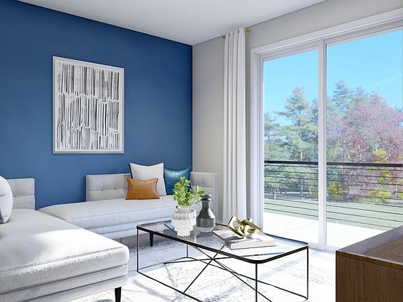 Gathering room with balcony access