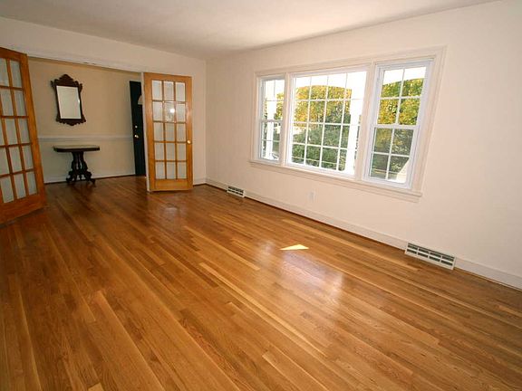 Living Room w/ French Doors