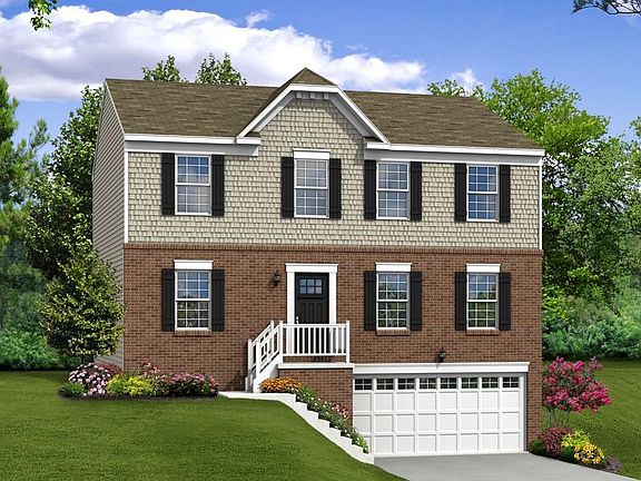 Elevation A Opt New England Facade Garage Door