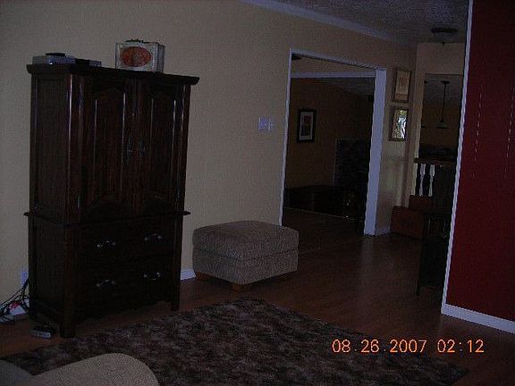 Living Room to kitchen/dining/and family room