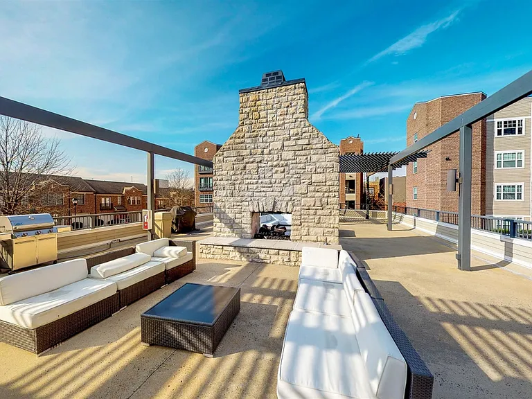 Shared outdoor BBQ and common area