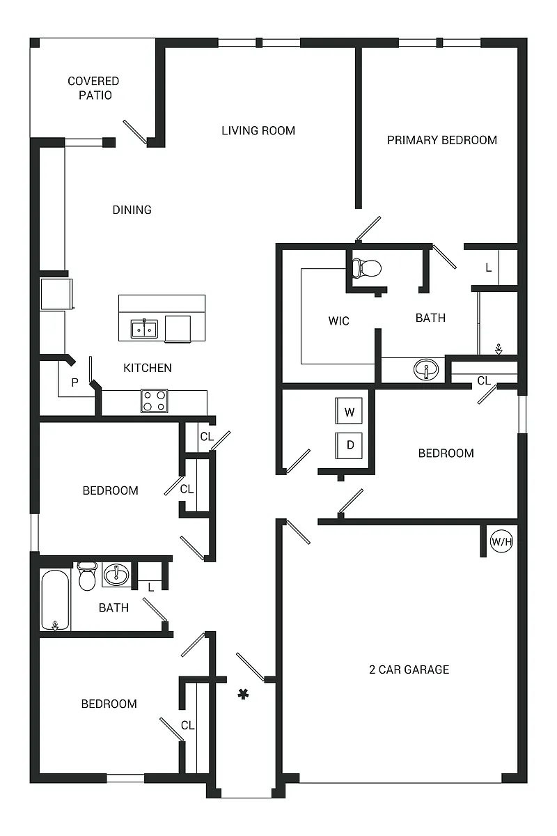 Floor plan Texas Cali