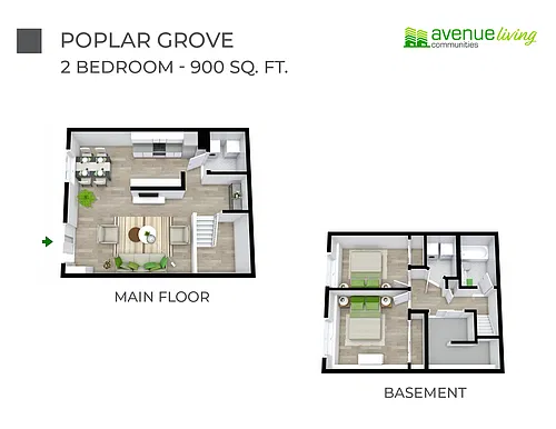 Floor plan - 2 Bedroom