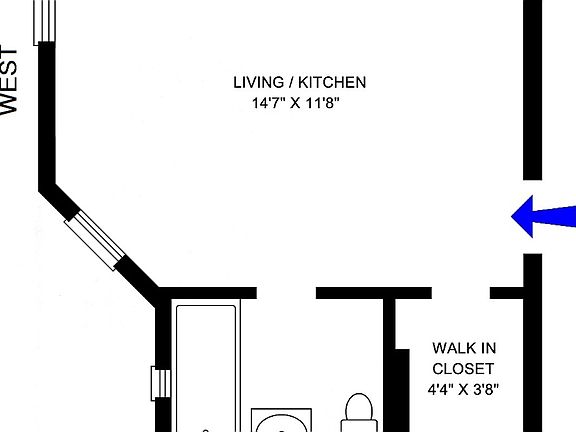 2nd image of 245 W 75th St APT 6E