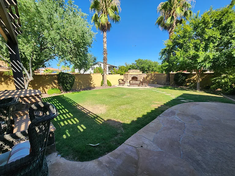 Inviting back yard
