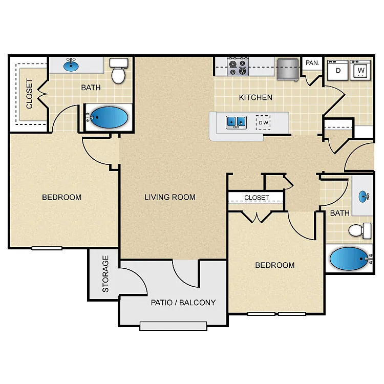 Floor plan B1