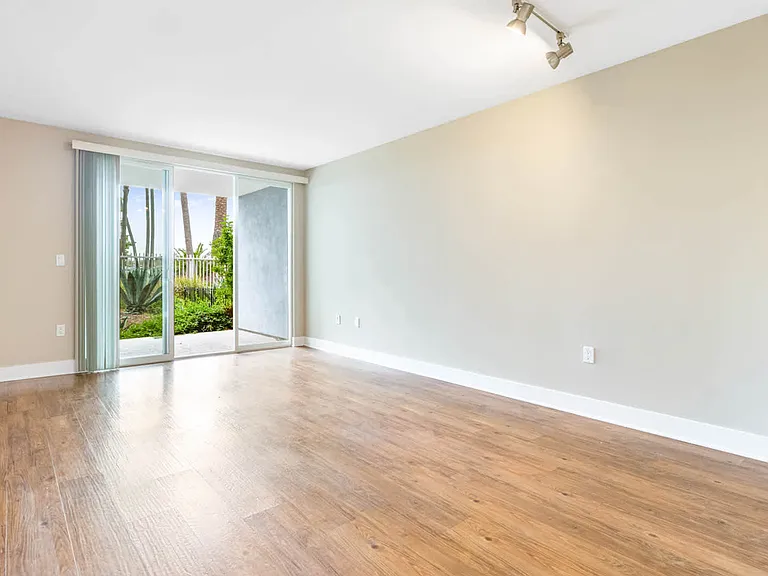 Living Room with Patio and Hard Surface Flooring