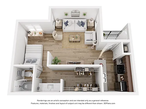 Floor plan Q